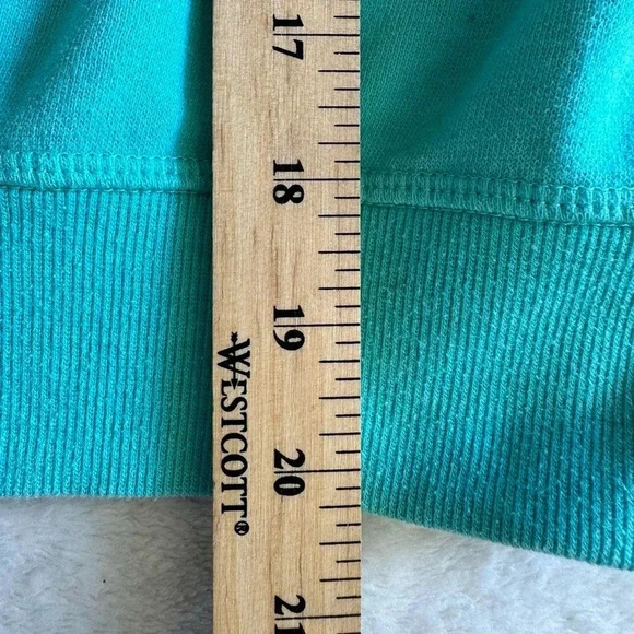 Vintage 2000s Y2K Universal Studios Turquoise Zip-Up Jacket with Hood - Picture 5 of 7